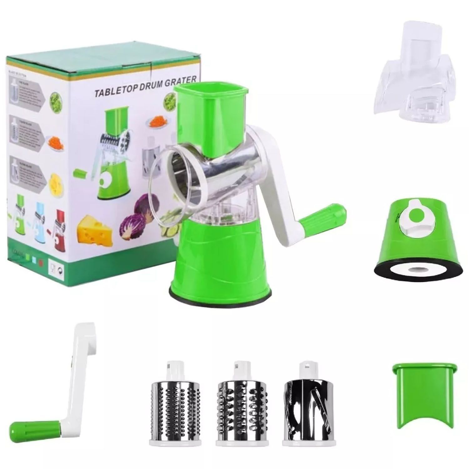 RAYADOR MOLINO CORTADOR DE VERDURAS 3 EN 1