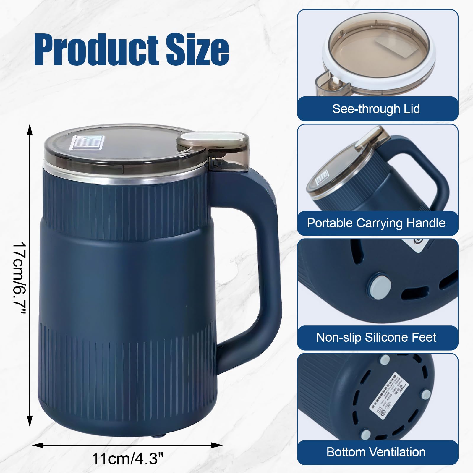 MOLINILLO ELÉCTRICO INIMA JAPAN 8 ASPAS